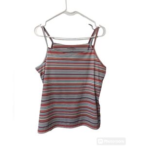 Adventura Tank Top Women's XL SPF protection Colorful Stripes